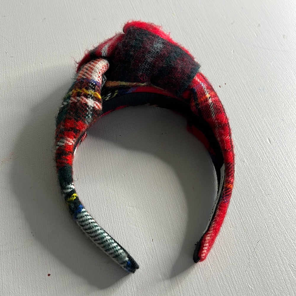 Benoit Missolin plaid headband